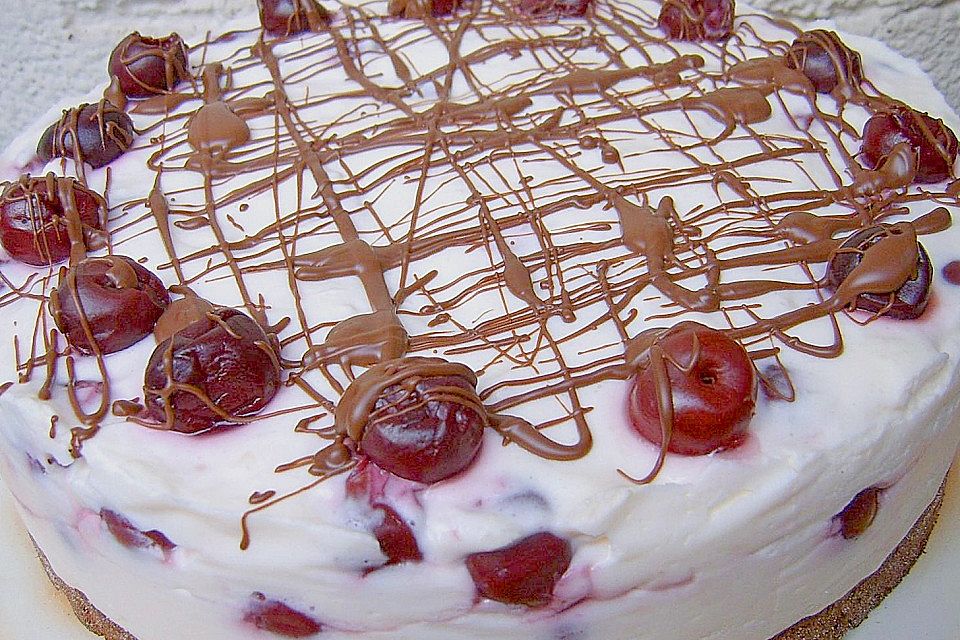 Kalorienarme Schoko - Kirsch - Torte