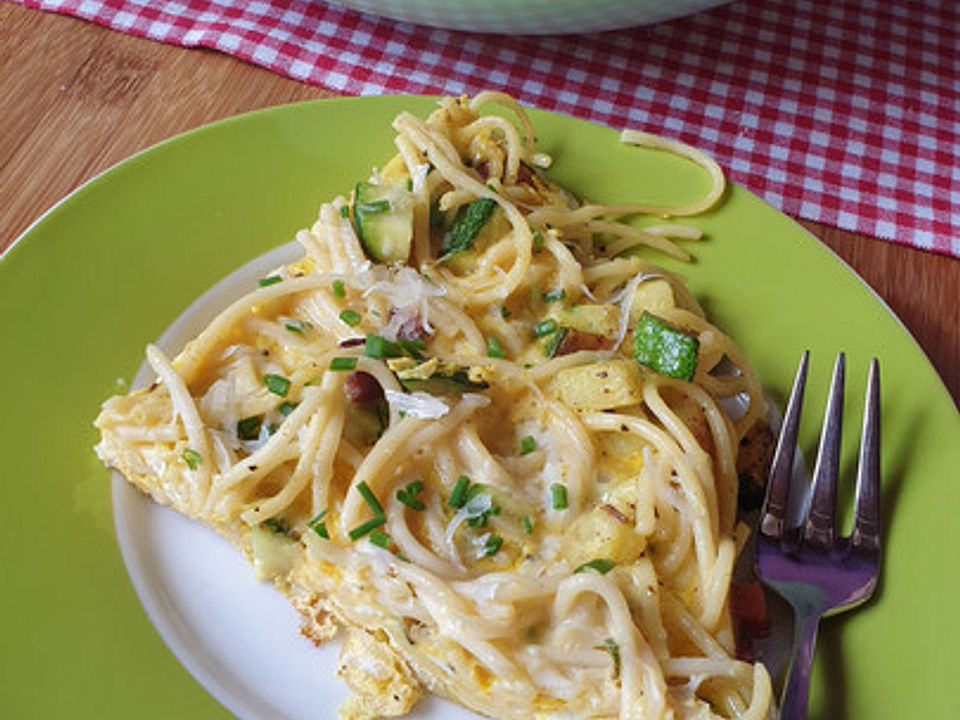 Spaghetti Omelett Mit Schinken - Rezepte Suchen