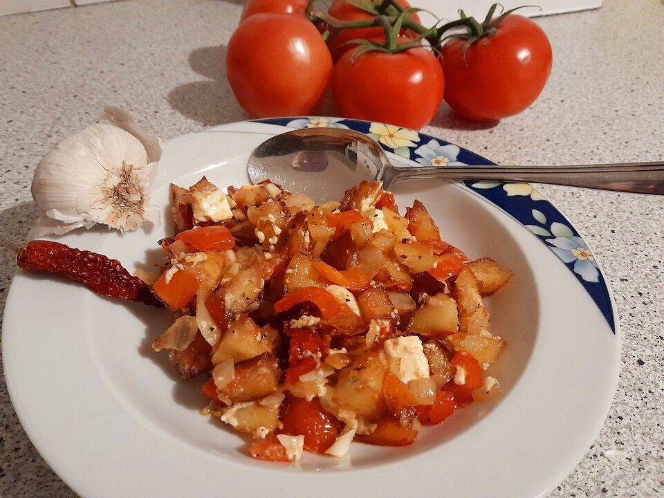 Griechische Kartoffelpfanne Von Tetta| Chefkoch