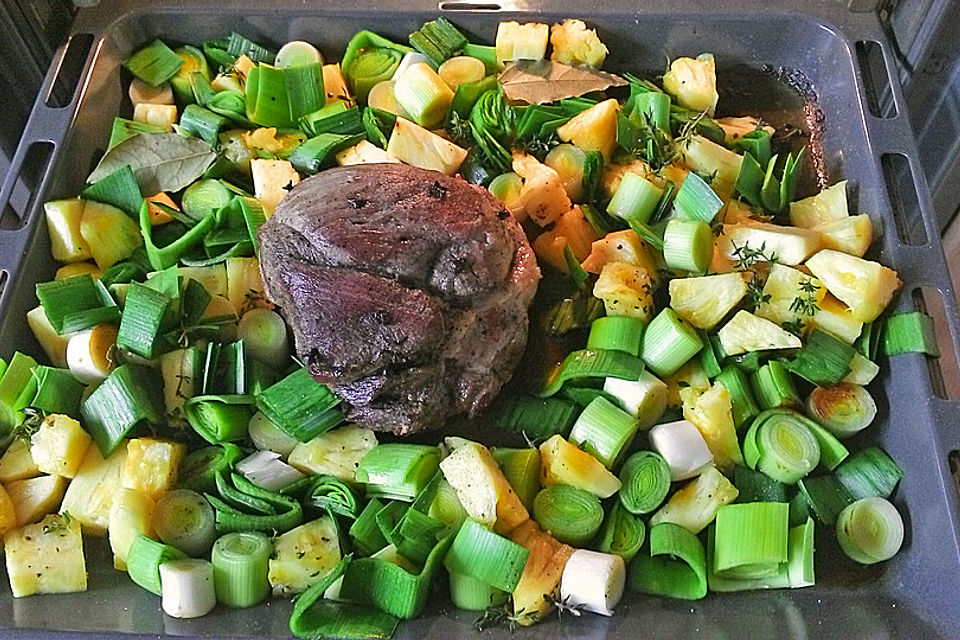 Schinkenbraten mit Honigkruste