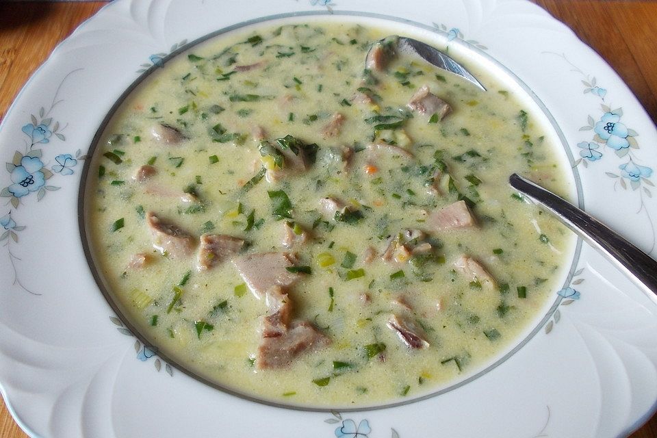 Kräutercremesuppe