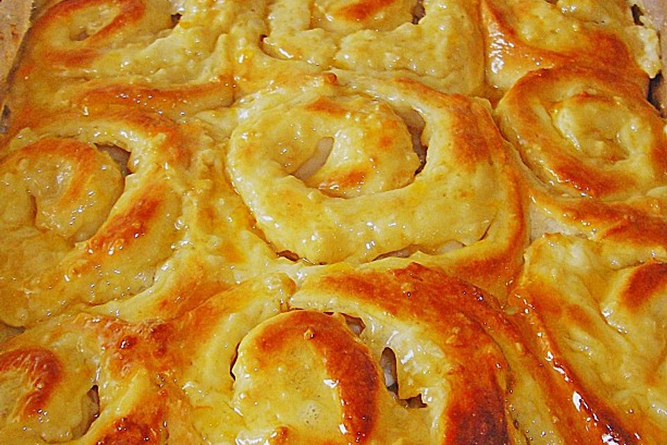 Puddingschnecken - Kuchen Puddingschnecken - Kuchen
