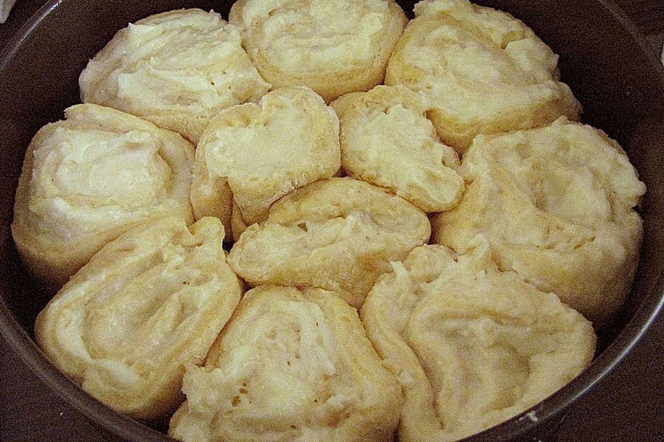 Puddingschnecken - Kuchen Puddingschnecken - Kuchen