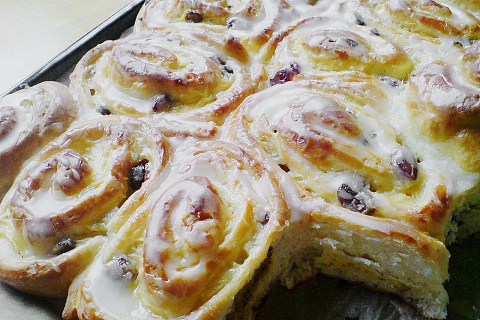 Puddingschnecken - Kuchen Puddingschnecken - Kuchen