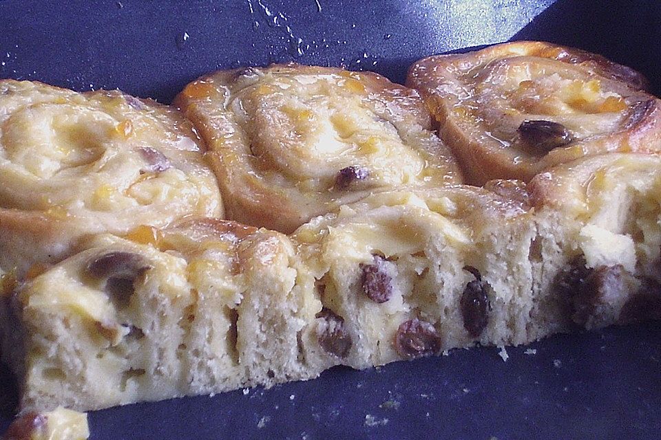 Puddingschnecken - Kuchen Puddingschnecken - Kuchen