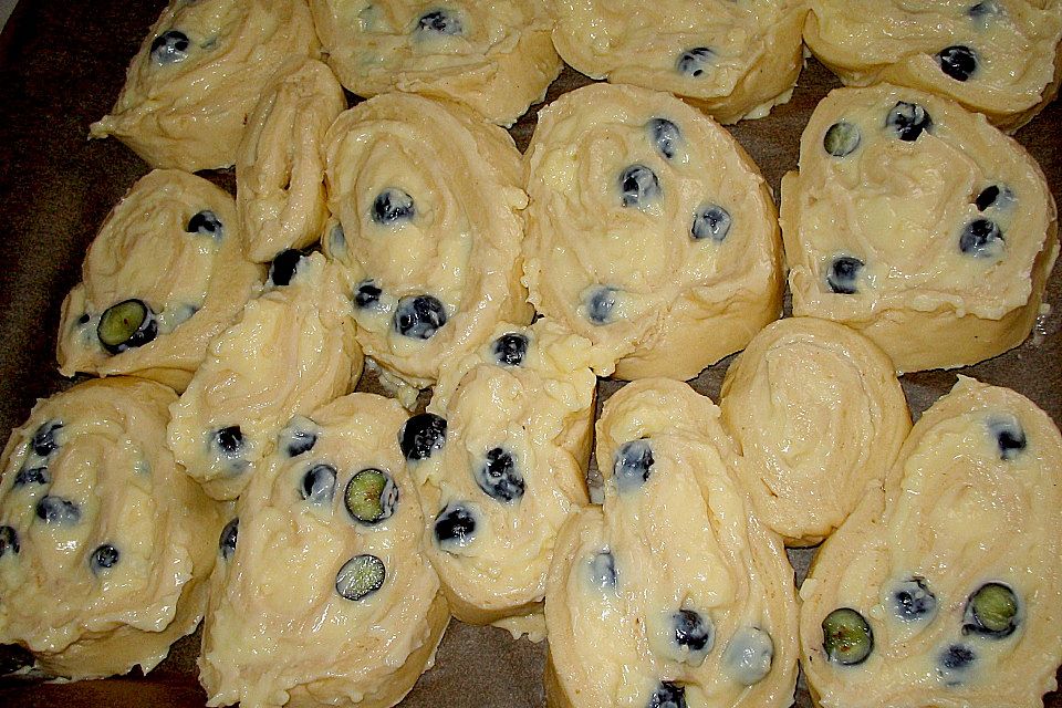 Puddingschnecken - Kuchen Puddingschnecken - Kuchen