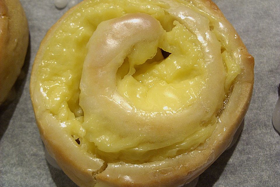 Puddingschnecken - Kuchen Puddingschnecken - Kuchen