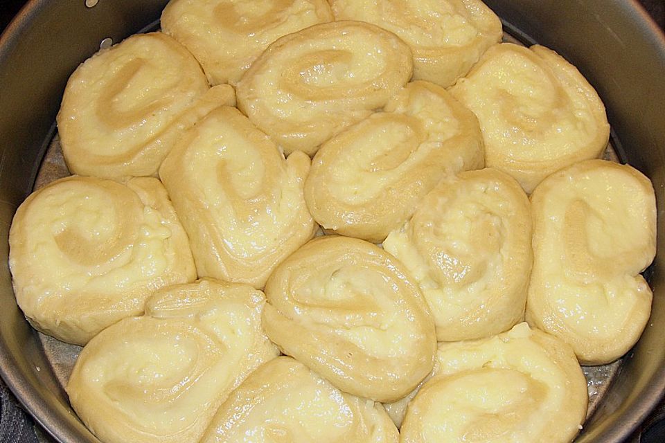 Puddingschnecken - Kuchen Puddingschnecken - Kuchen