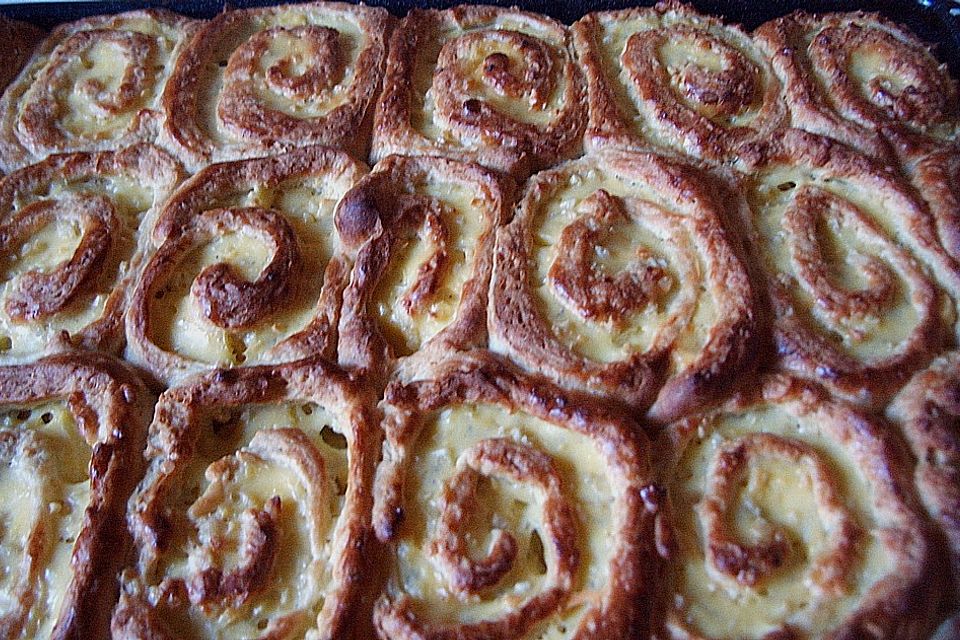 Puddingschnecken - Kuchen Puddingschnecken - Kuchen