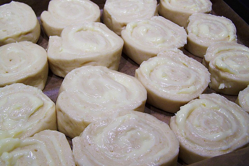 Puddingschnecken - Kuchen Puddingschnecken - Kuchen