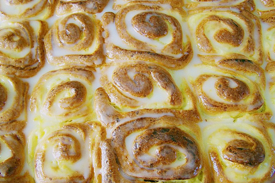 Puddingschnecken - Kuchen Puddingschnecken - Kuchen