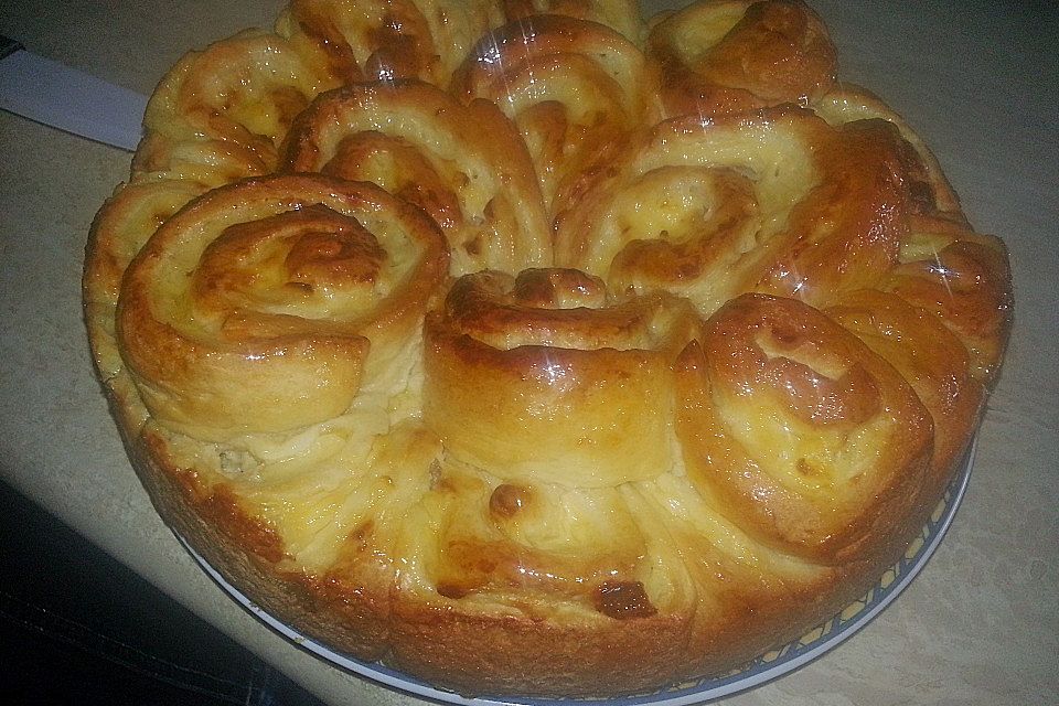 Puddingschnecken - Kuchen Puddingschnecken - Kuchen