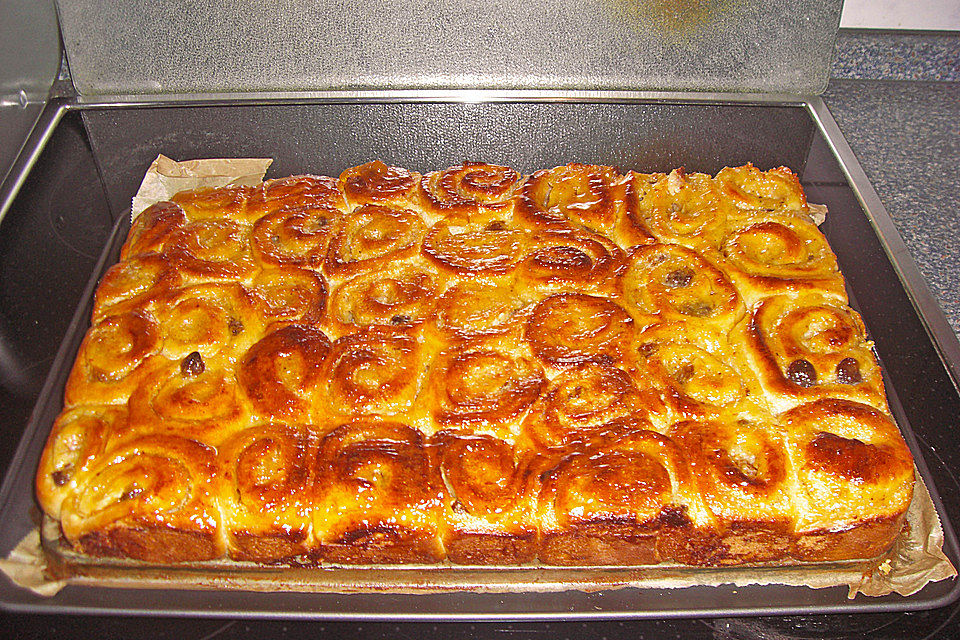 Puddingschnecken - Kuchen Puddingschnecken - Kuchen