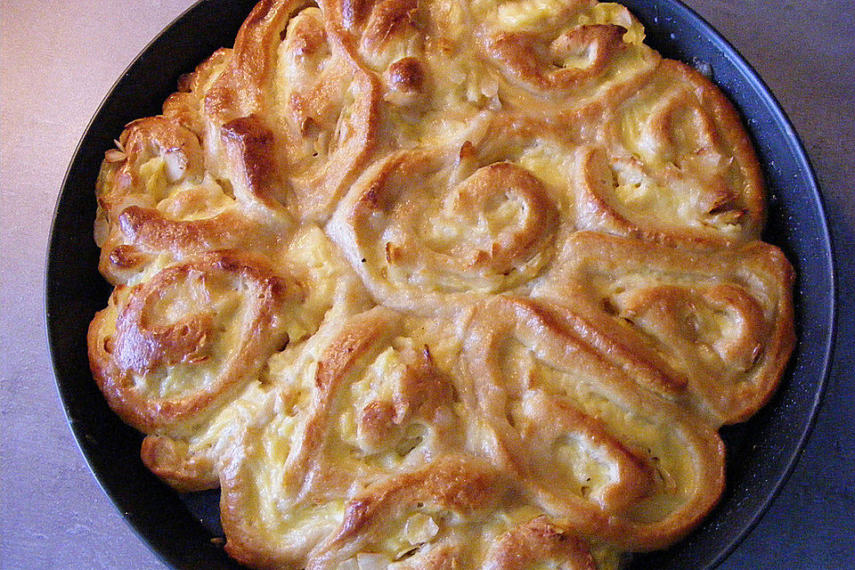 Puddingschnecken - Kuchen Puddingschnecken - Kuchen