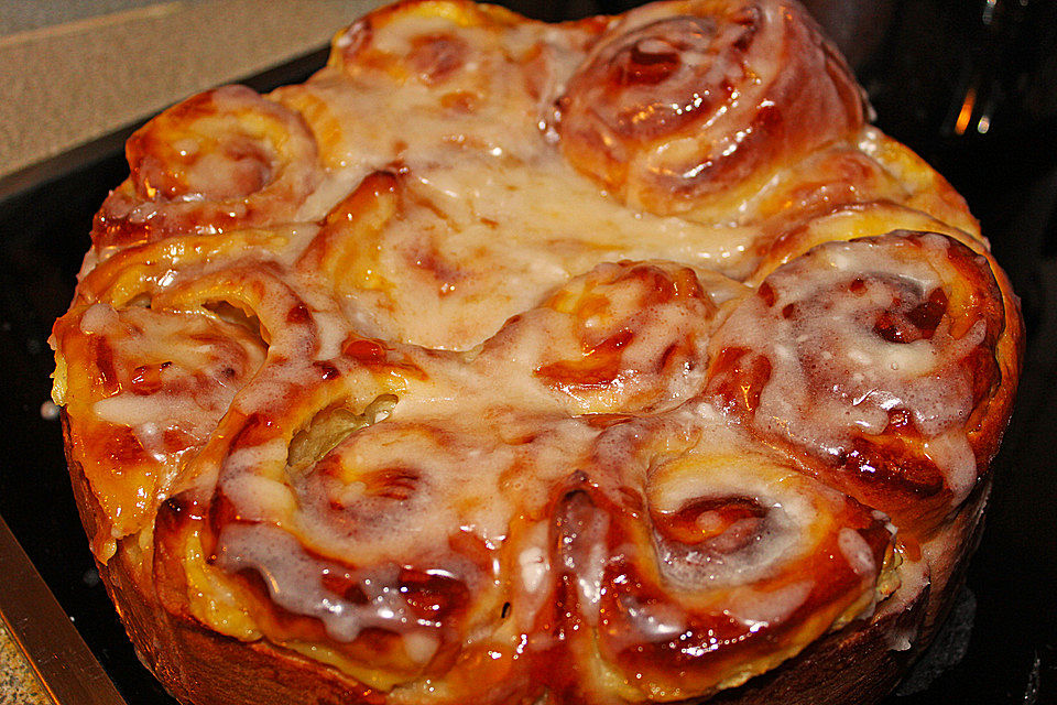 Puddingschnecken - Kuchen Puddingschnecken - Kuchen