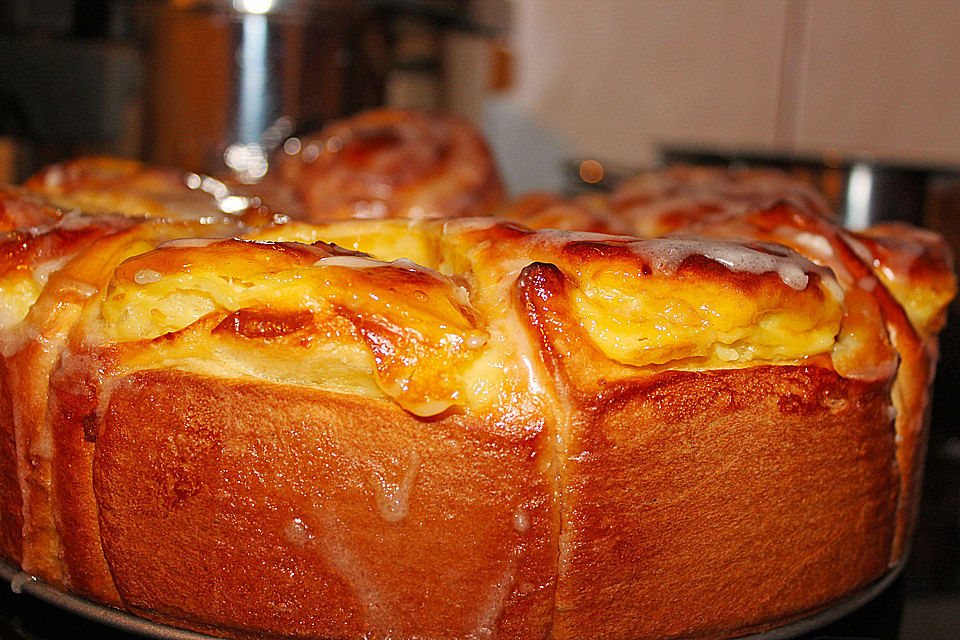 Puddingschnecken - Kuchen Puddingschnecken - Kuchen