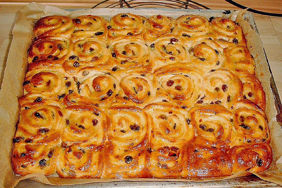 Puddingschnecken - Kuchen Puddingschnecken - Kuchen