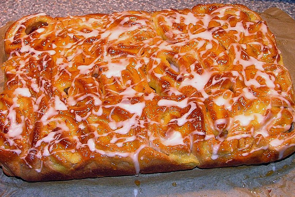Puddingschnecken - Kuchen Puddingschnecken - Kuchen