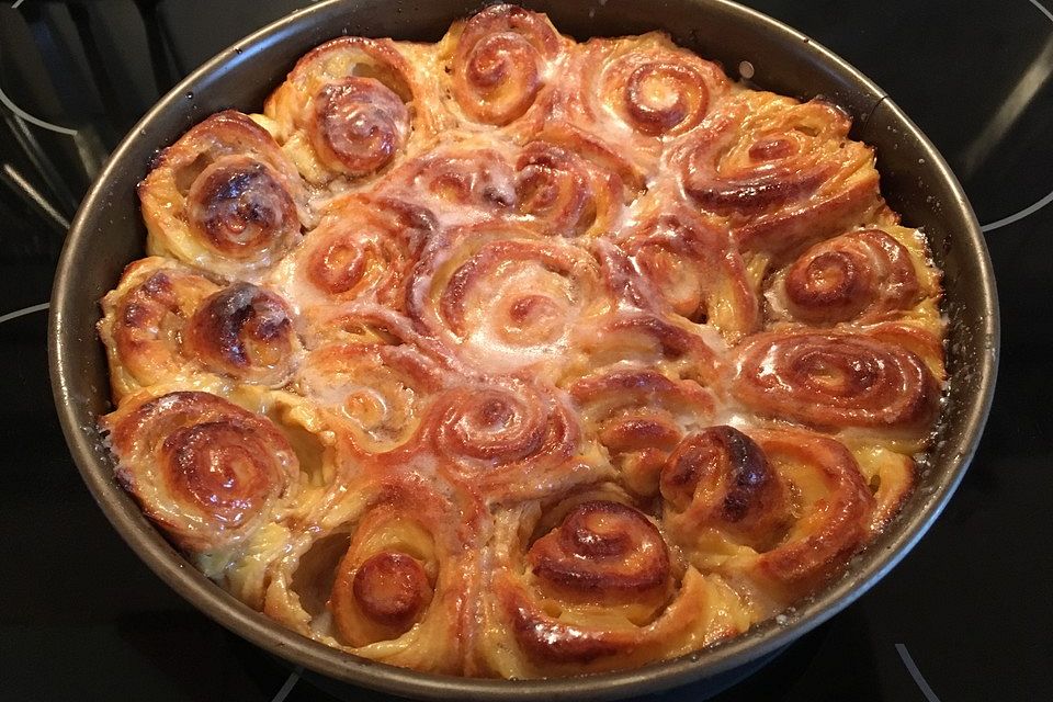 Puddingschnecken - Kuchen Puddingschnecken - Kuchen