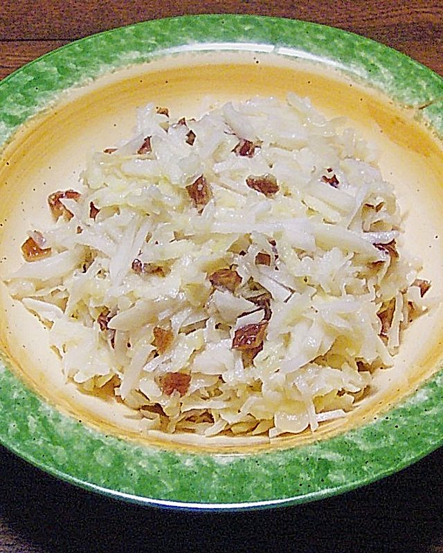Sauerkrautsalat mit Topinambur