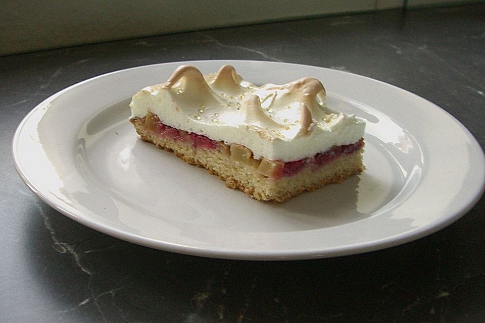 Claudias Rhabarber - Blechkuchen