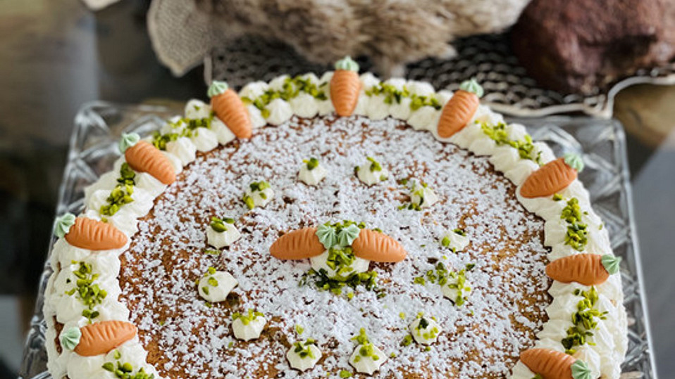 Schweizer Rüblitorte (ohne Mehl)