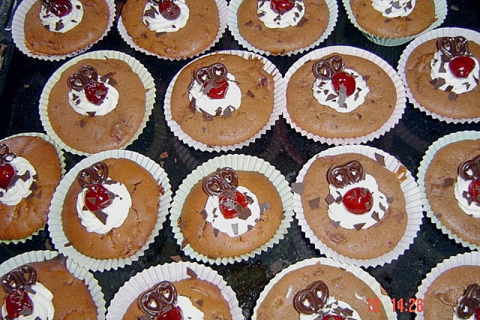 Schwarzwälder - Kirsch - Muffins