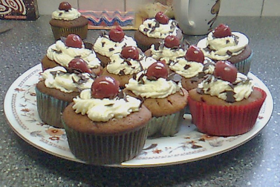 Schwarzwälder - Kirsch - Muffins