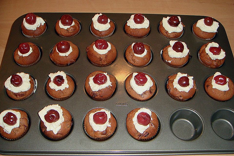 Schwarzwälder - Kirsch - Muffins