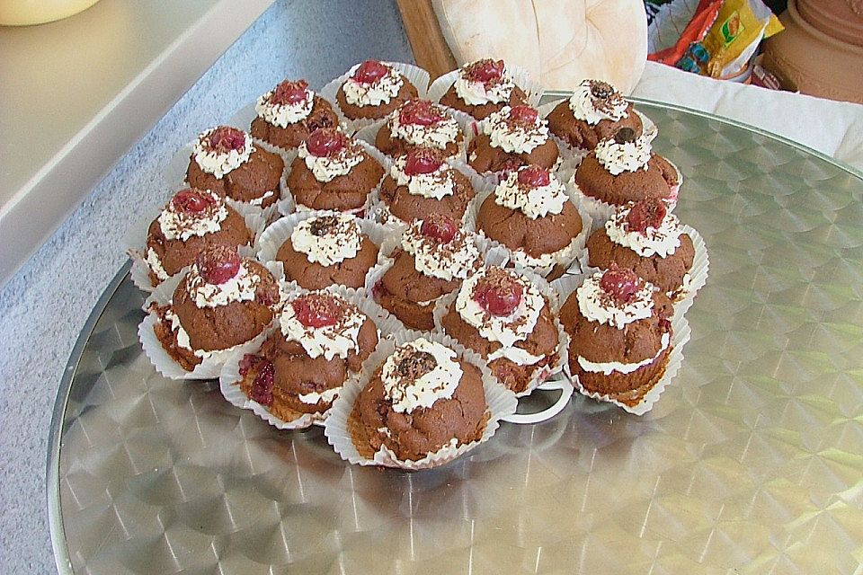 Schwarzwälder - Kirsch - Muffins