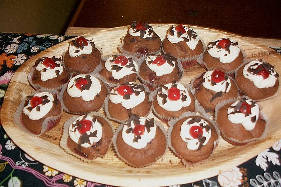 Schwarzwälder - Kirsch - Muffins