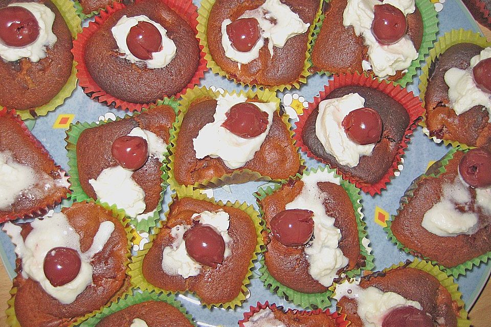 Schwarzwälder - Kirsch - Muffins