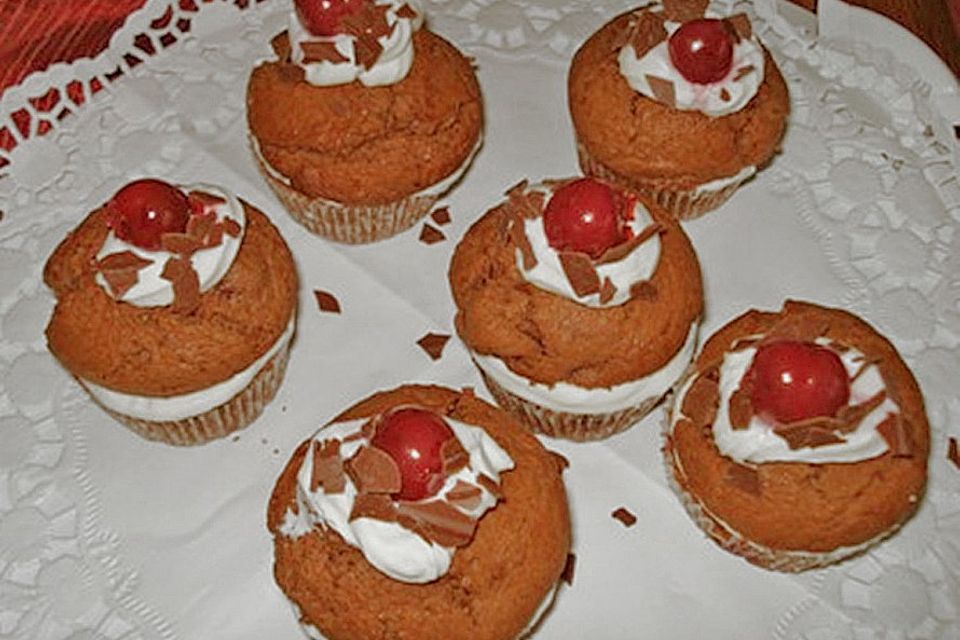 Schwarzwälder - Kirsch - Muffins