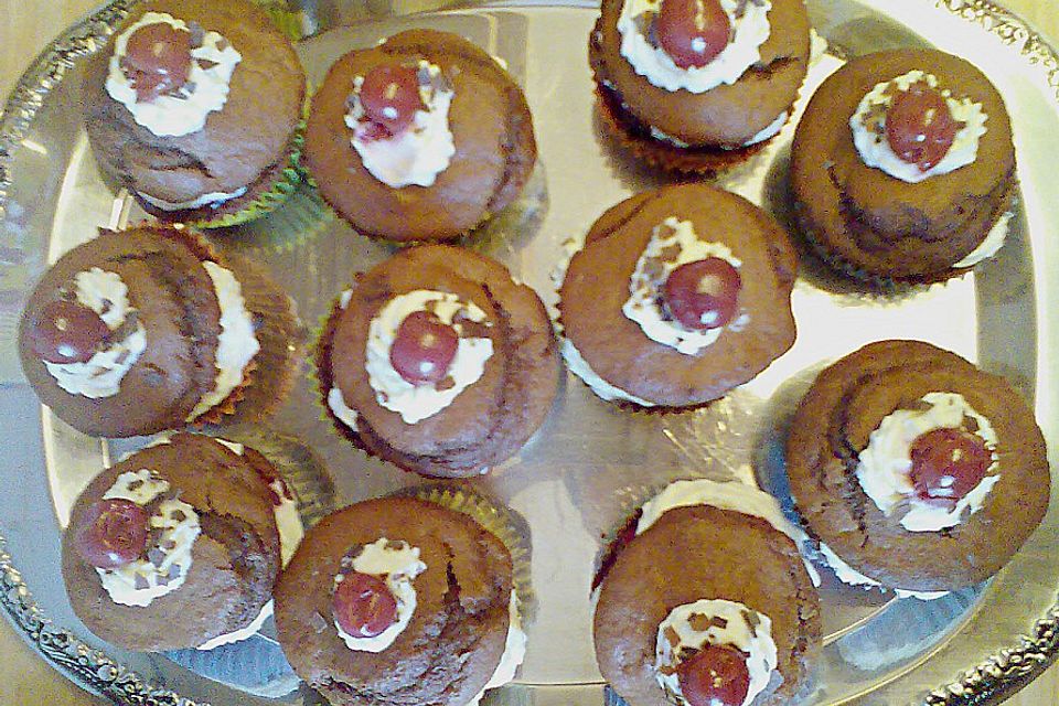 Schwarzwälder - Kirsch - Muffins