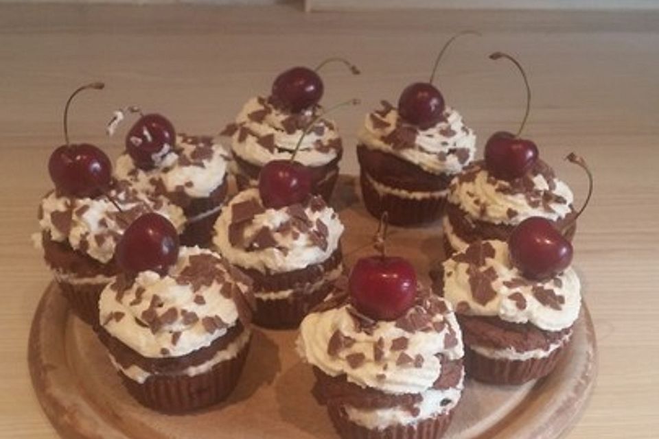 Schwarzwälder - Kirsch - Muffins