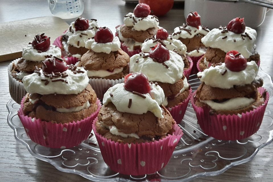 Schwarzwälder - Kirsch - Muffins