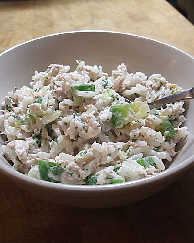 Thunfisch - Reis - Salat mit Paprika