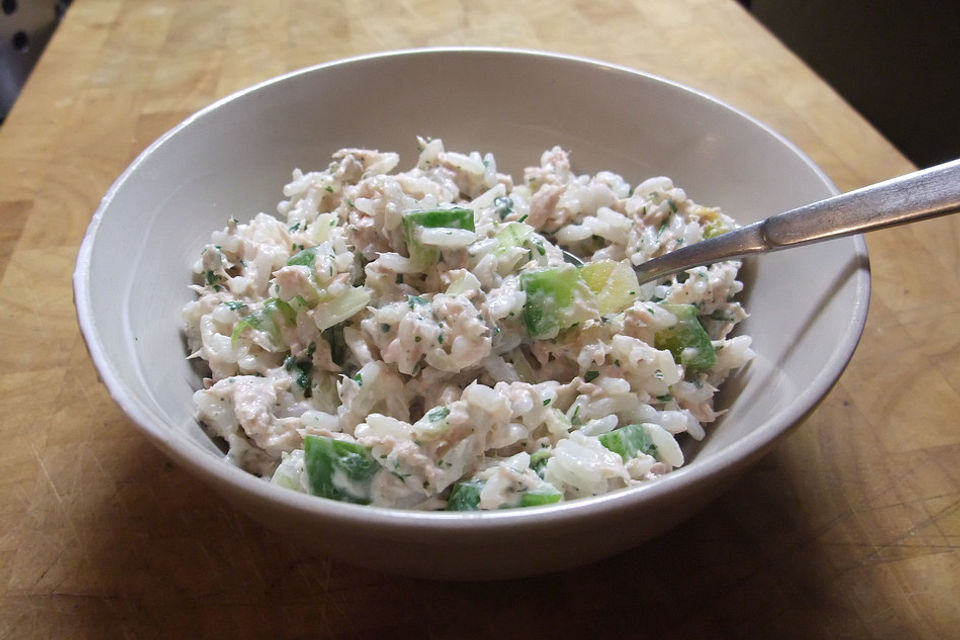 Thunfisch - Reis - Salat mit Paprika