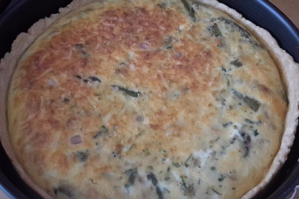 Spargel und Gruyère - Quiche