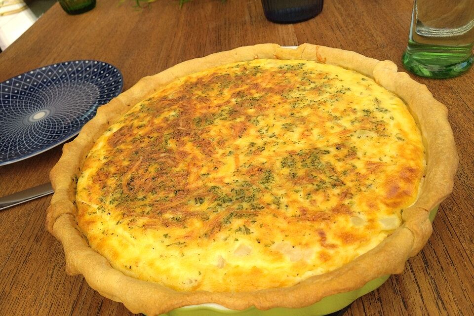 Spargel und Gruyère - Quiche