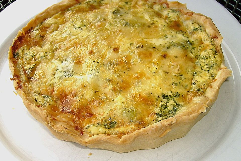 Spargel und Gruyère - Quiche