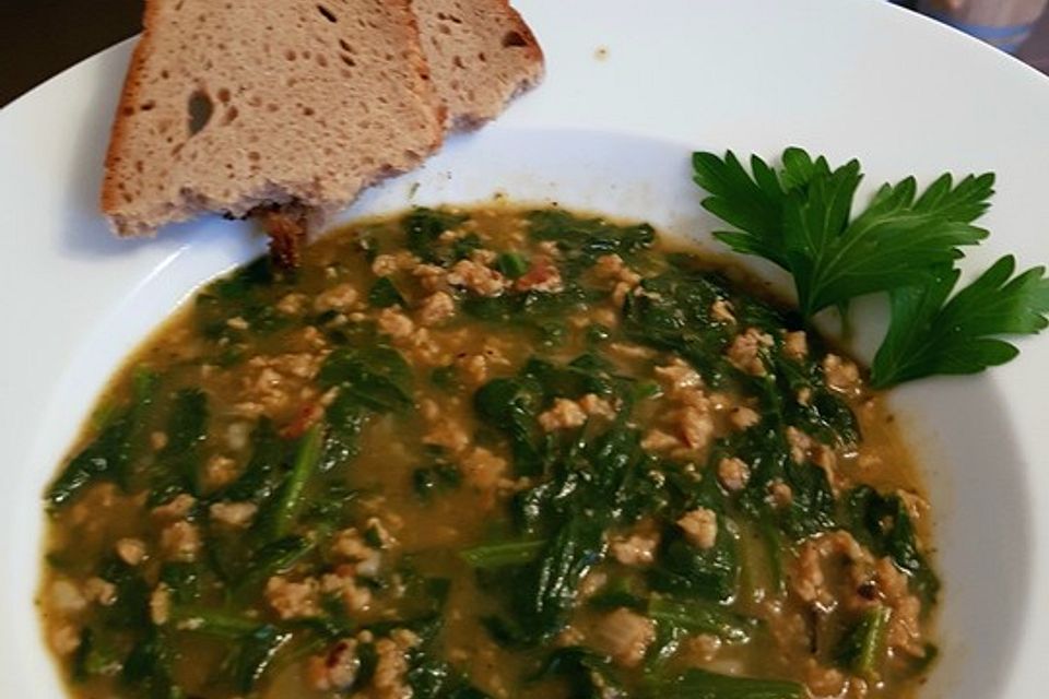 Arabische Spinatsuppe