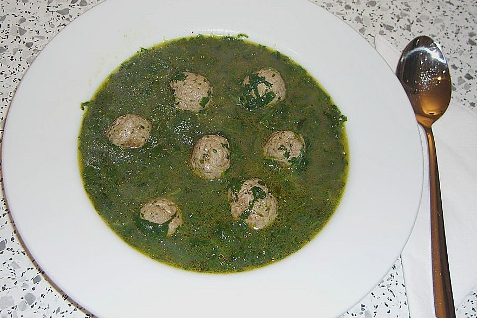 Arabische Spinatsuppe