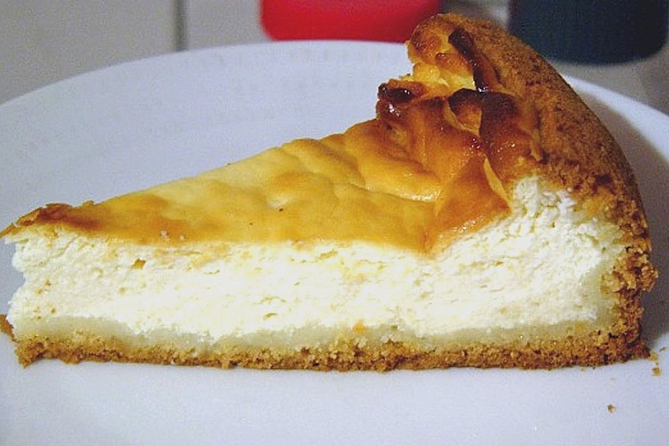 Uriger Käsekuchen mit Schichtkäse