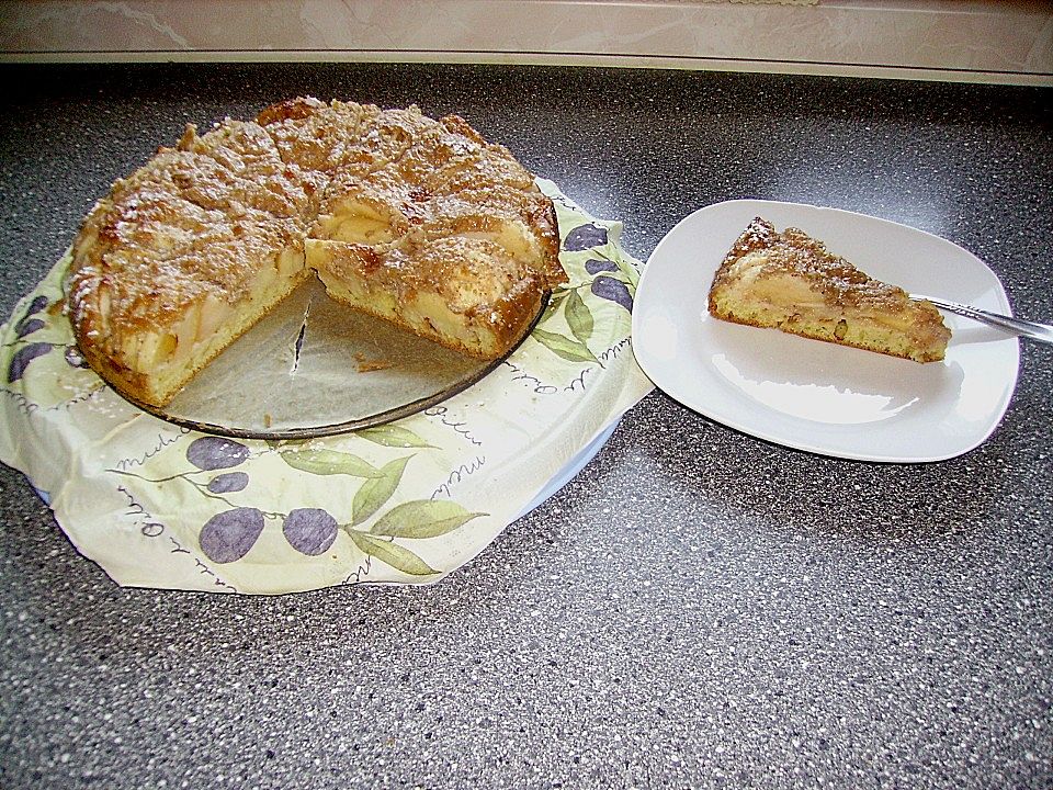 Apfelkuchen mit Honig - Zimt - Guss von alina1st | Chefkoch