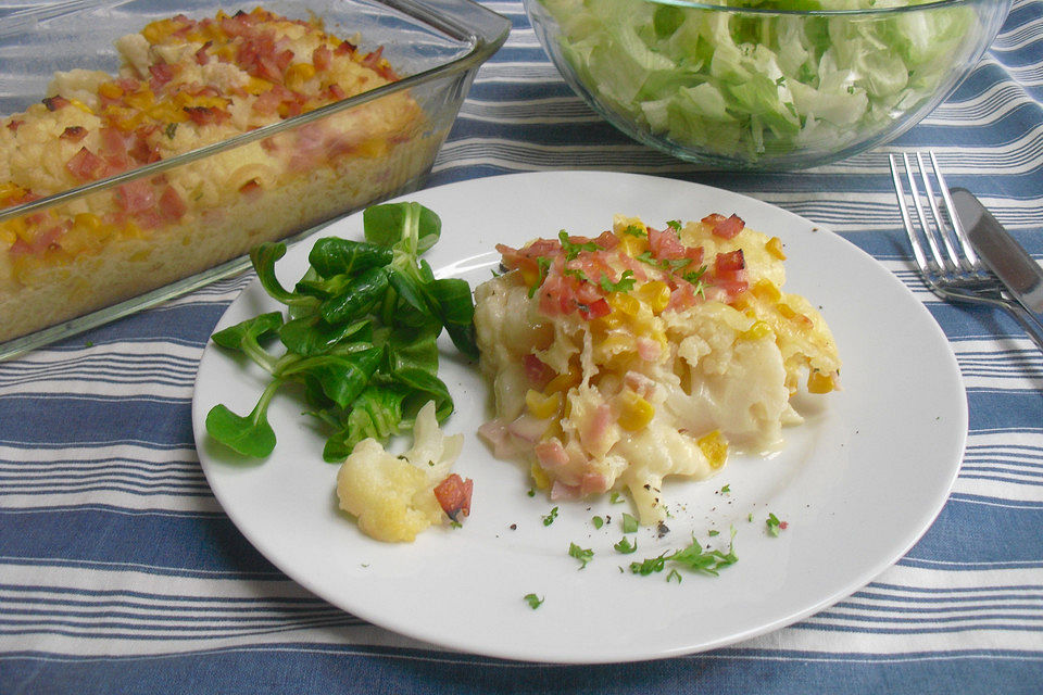 Überbackener Blumenkohl