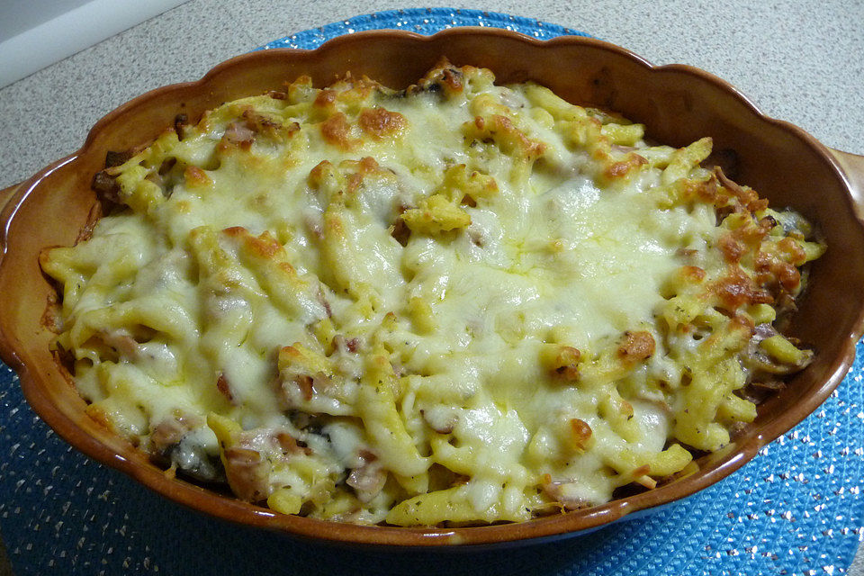 Käse-Spätzle-Auflauf