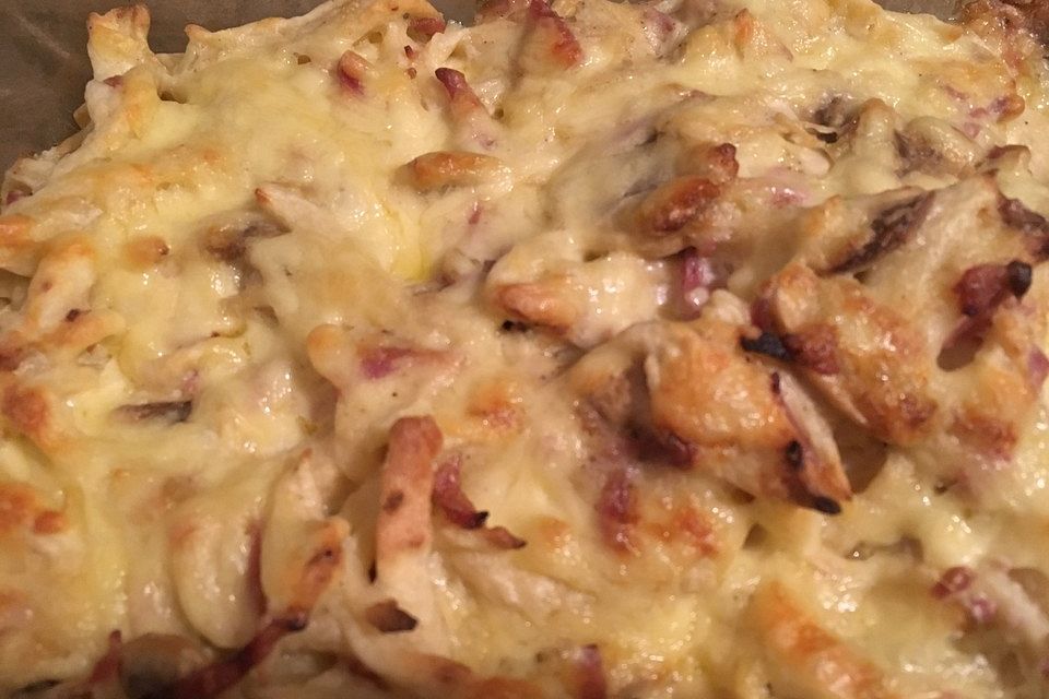 Käse-Spätzle-Auflauf