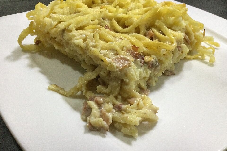 Käse-Spätzle-Auflauf