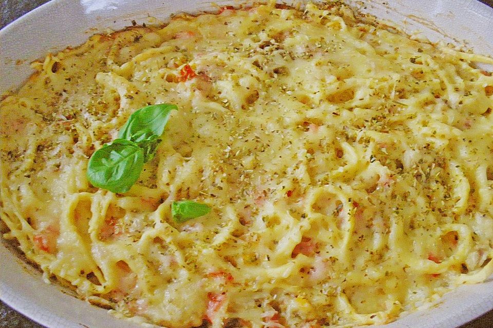 Käse-Spätzle-Auflauf